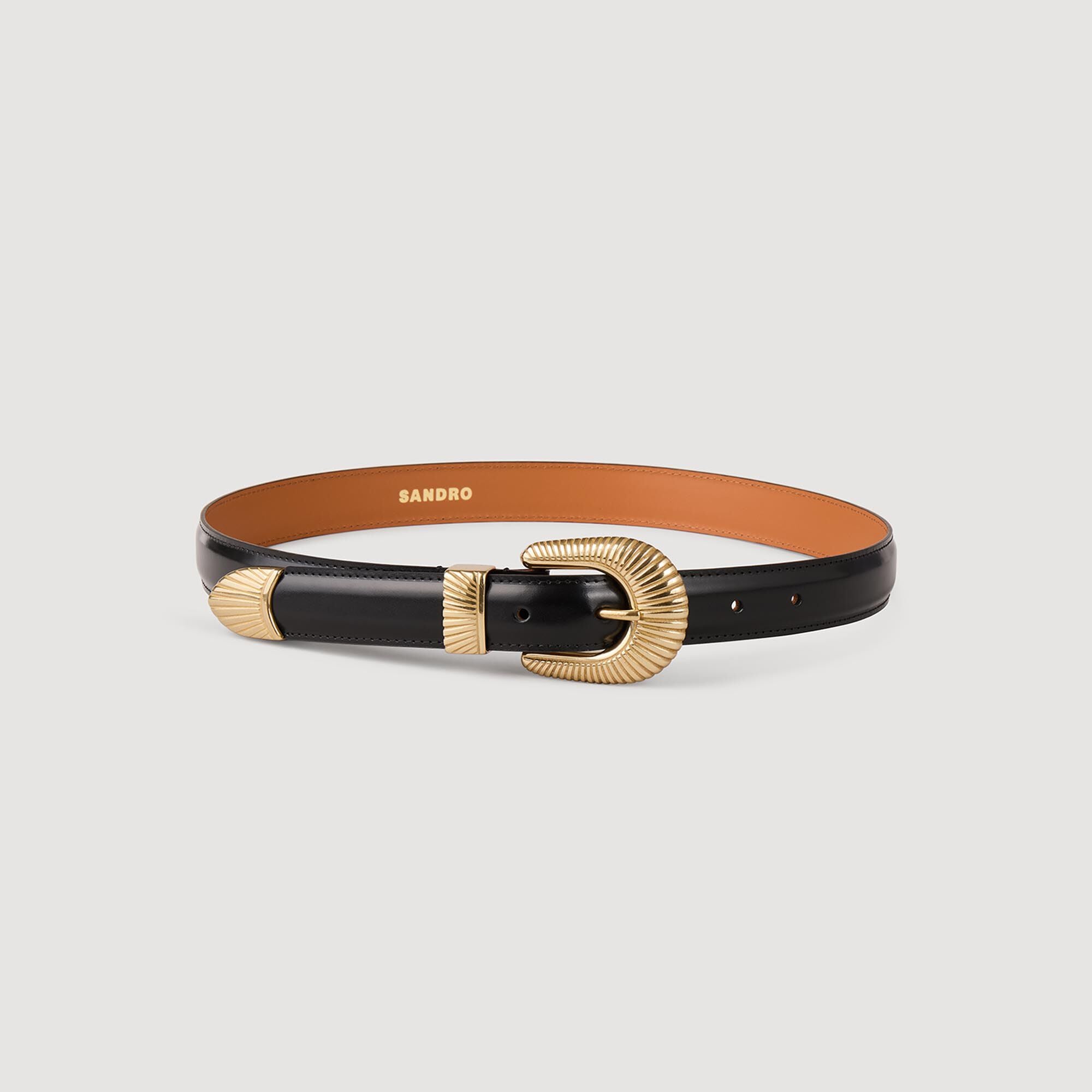 Leather Belt Black