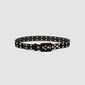 La Gisele Eyelet Belt Black