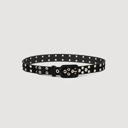 Eyelet Belt Black