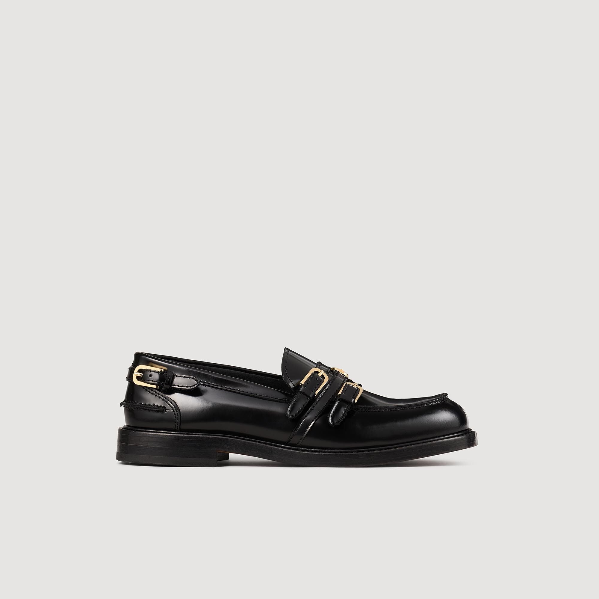 Buckle Loafers Black