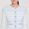 Sky Blue Striped cardigan