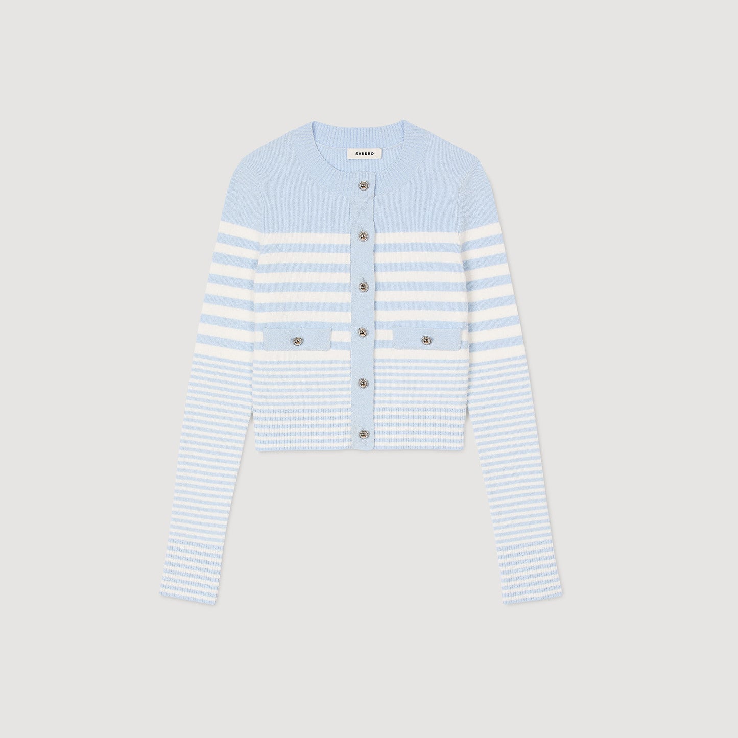 Sky Blue Striped cardigan