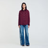 Cotton Shirt Bordeaux