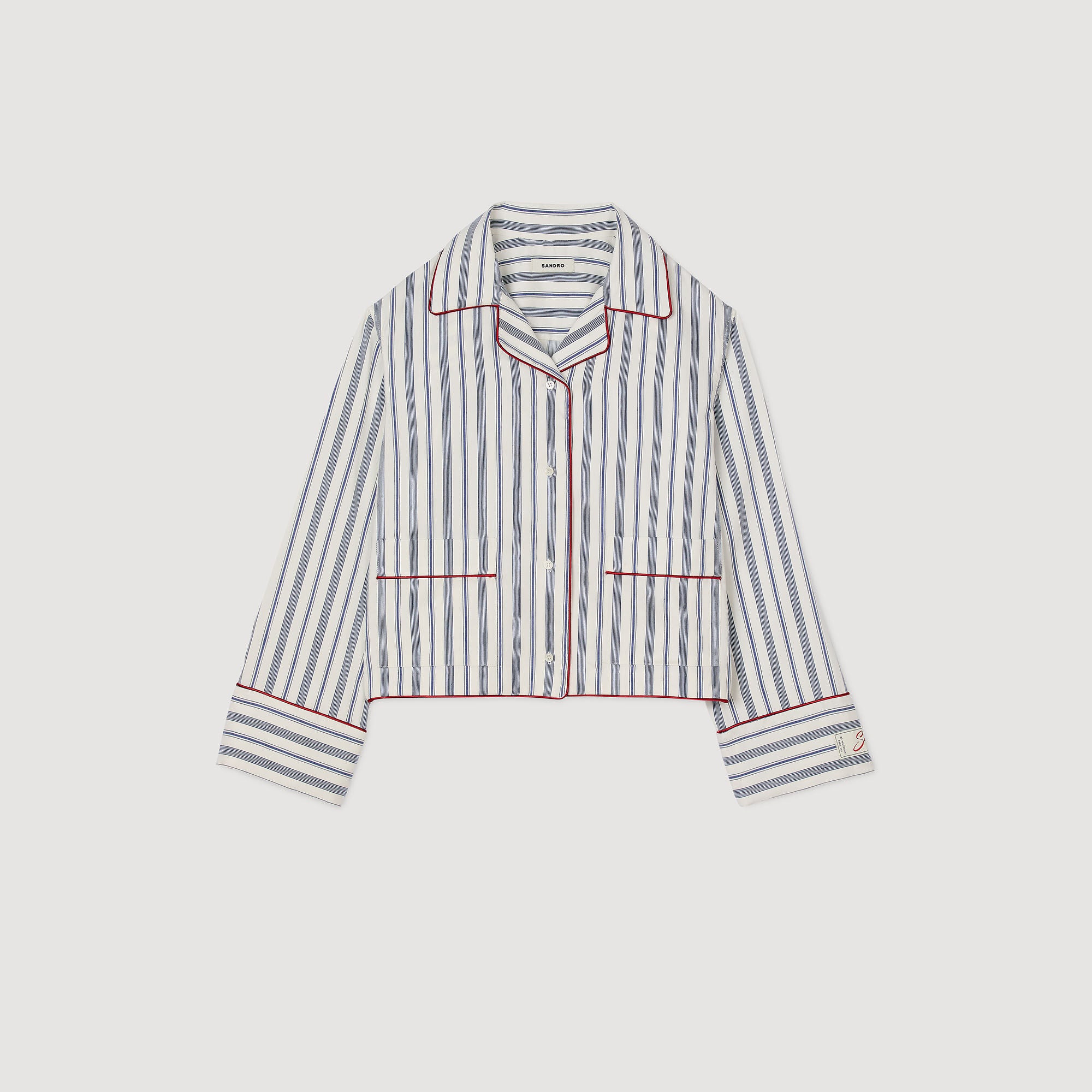 Striped Shirt Blue / Ecru