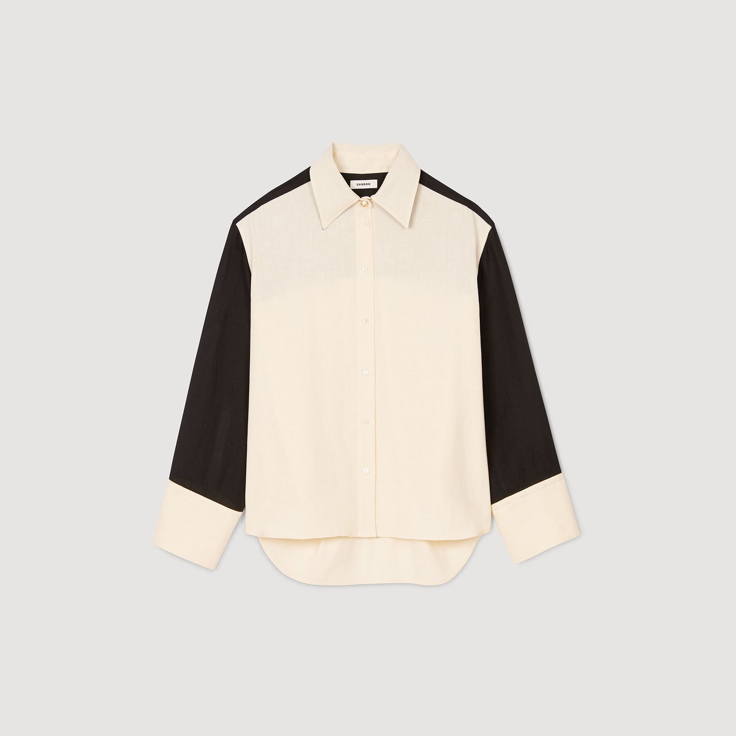 Two-Tone Shirt Ecru