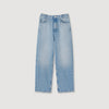 Low-Rise Straight-Leg Jeans Blue Jean