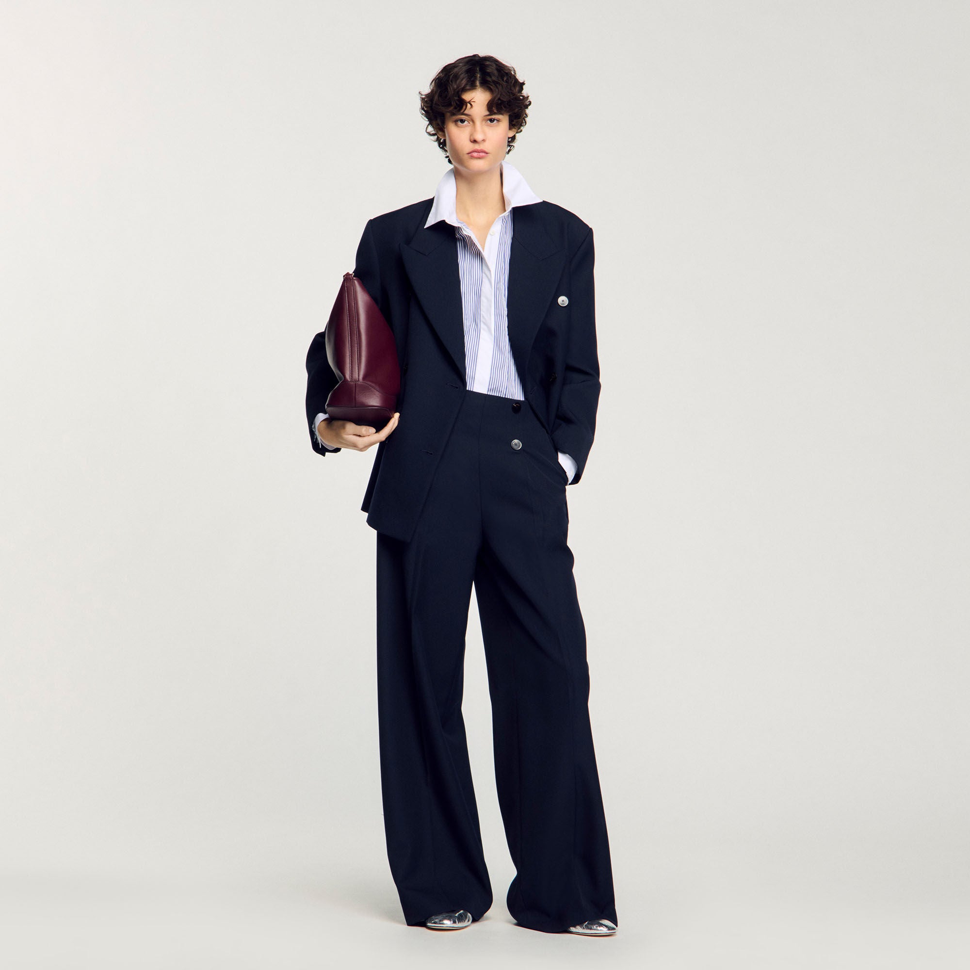 Suit Trousers Navy Blue