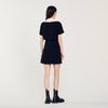 Short Tweed Dress Black