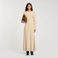 Maelys Cable Knit Maxi Dress Beige