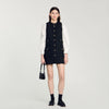 Short Tweed Dress Black