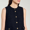 Short Tweed Dress Black