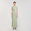 Vert Amande Knit Maxi Dress