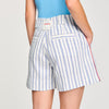 Striped Shorts Blue / Ecru