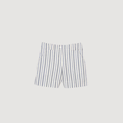 Striped Shorts Blue / Ecru