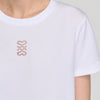 Cotton T-Shirt With Embroidery White