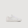 Low-Top Leather Trainers White