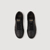 Low-top leather trainers Black