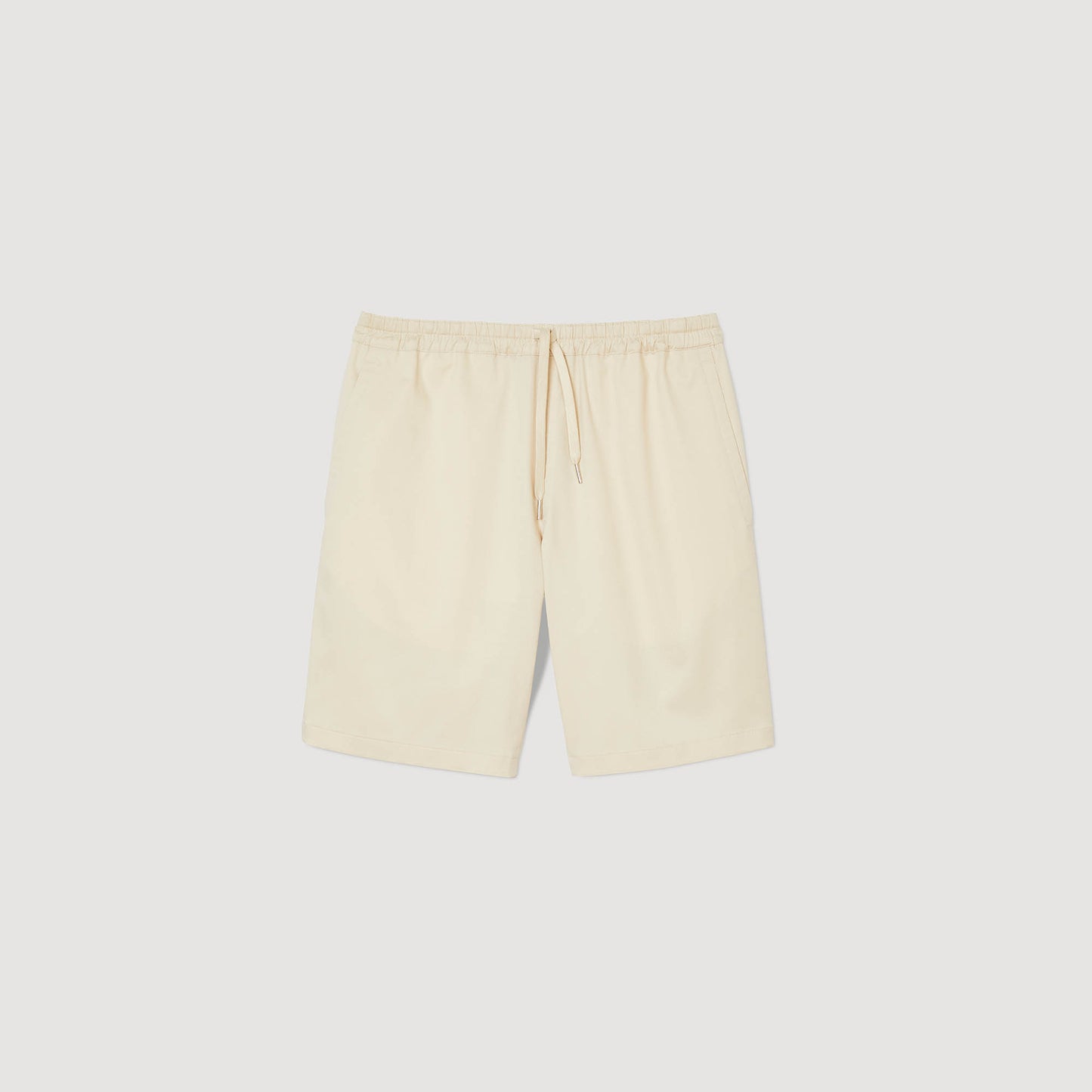 Cotton-Shorts Light Beige