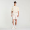 Technical Fabric Bermuda Shorts Ivory