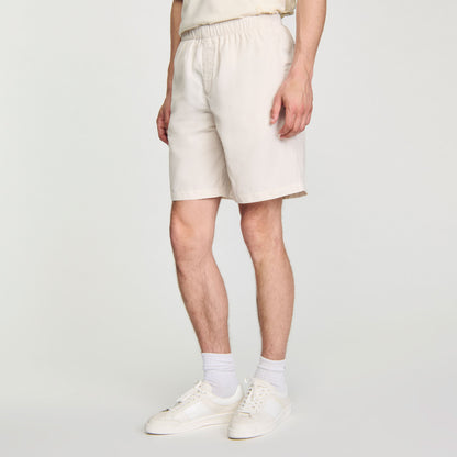 Technical Fabric Bermuda Shorts Ivory