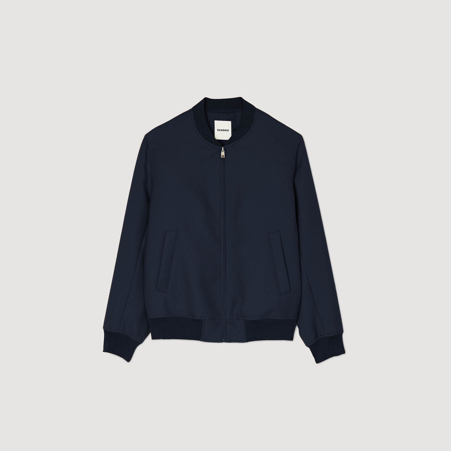 Zip-Up Jacket Navy Blue