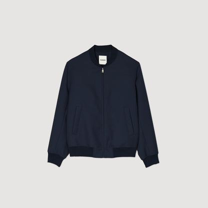 Zip-Up Jacket Navy Blue