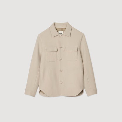 Overshirt Bouclette Beige