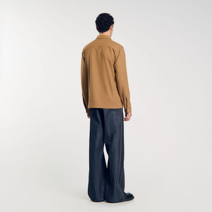 Overshirt Wool Camel