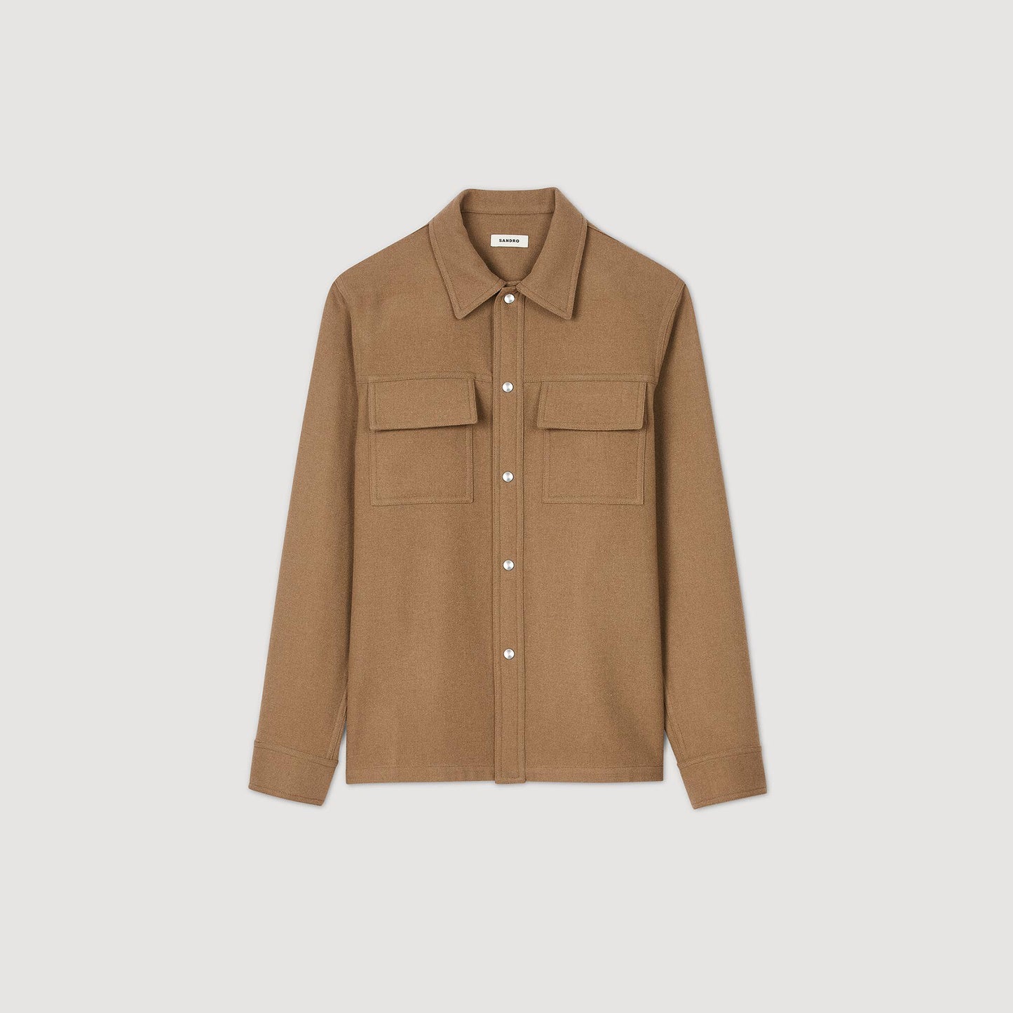 Overshirt Wool Camel