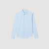 Fitted Stretch Cotton Shirt - Sky Blue Sky Blue