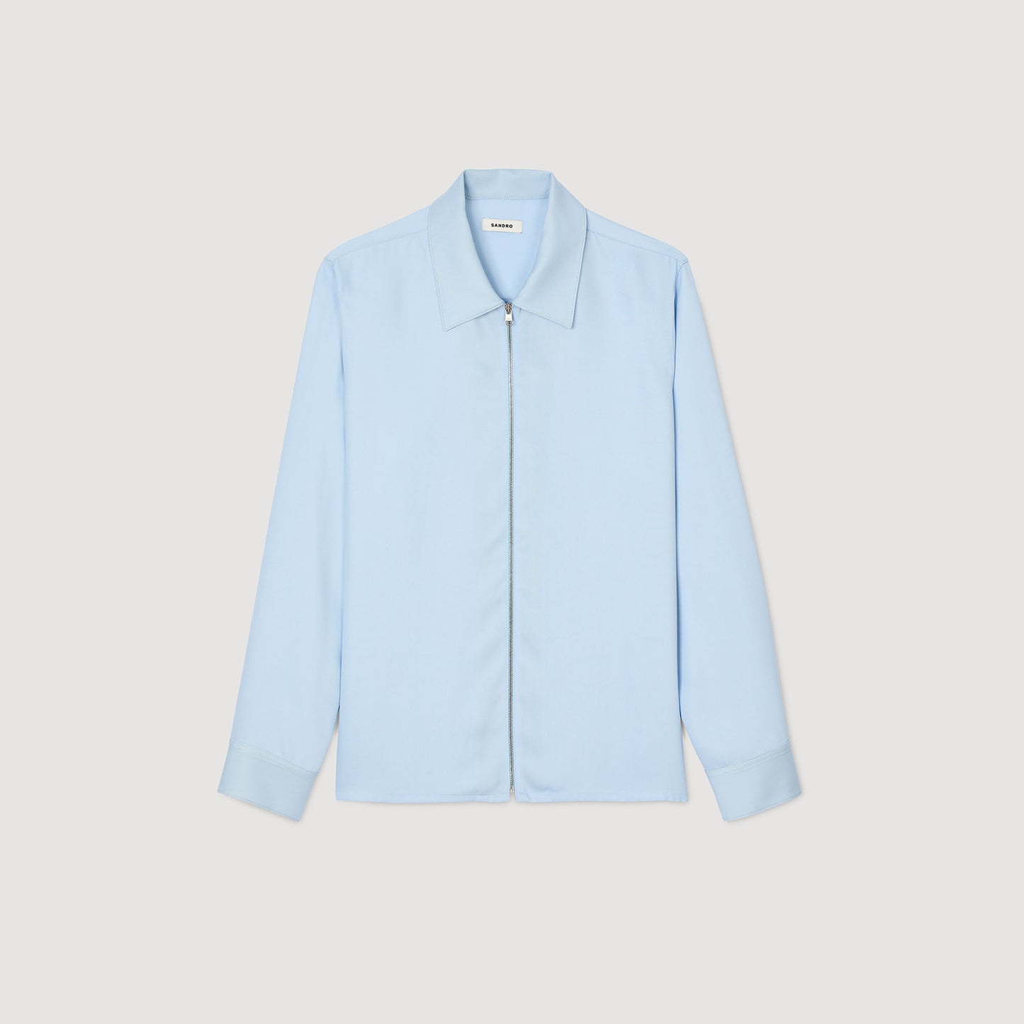 Zip-Up Shirt Blue Sky