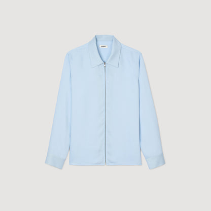 Zip-Up Shirt Blue Sky