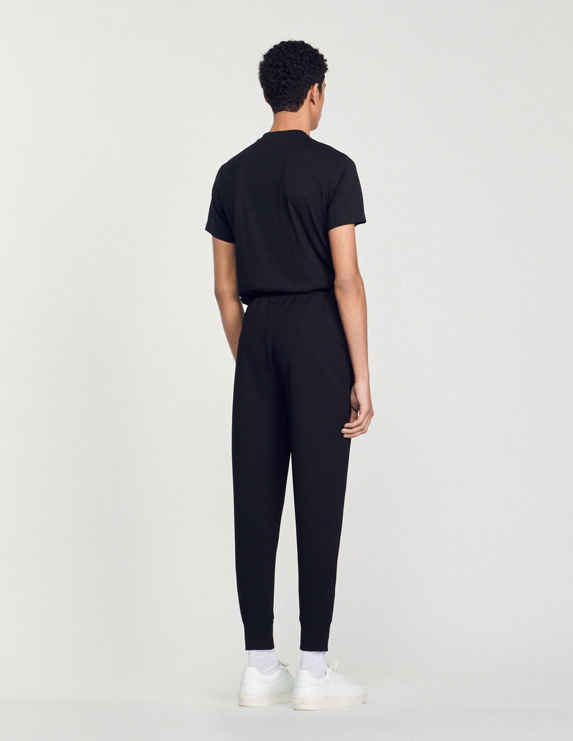 Knitted Jogging Bottoms Black