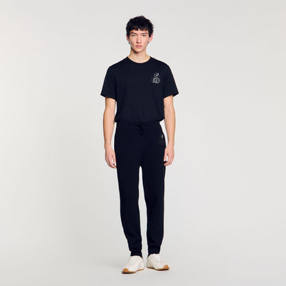 Snake jogging pants Black