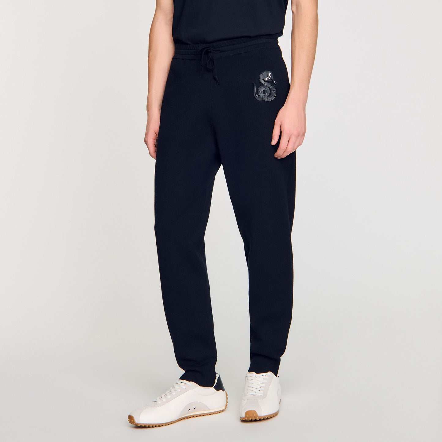 Snake jogging pants Black