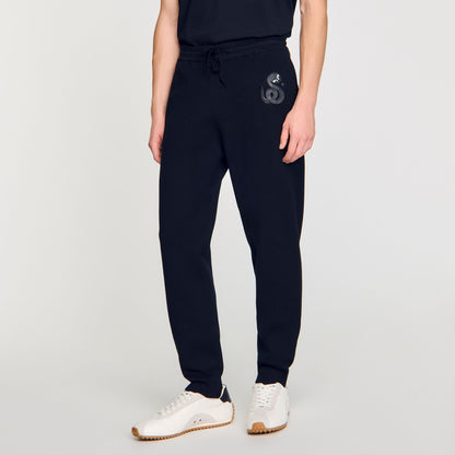 Snake jogging pants Black