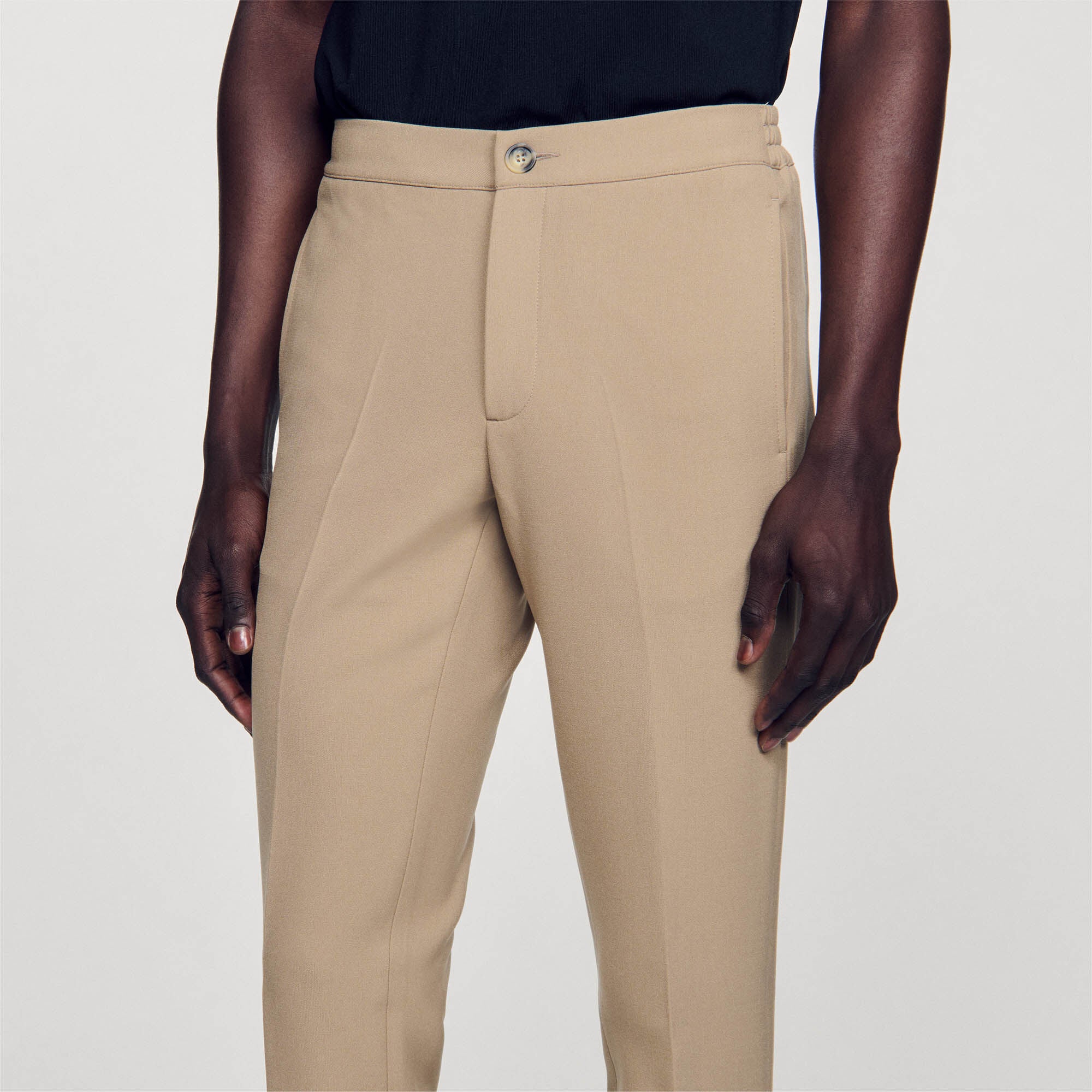 Jersey Trousers Beige