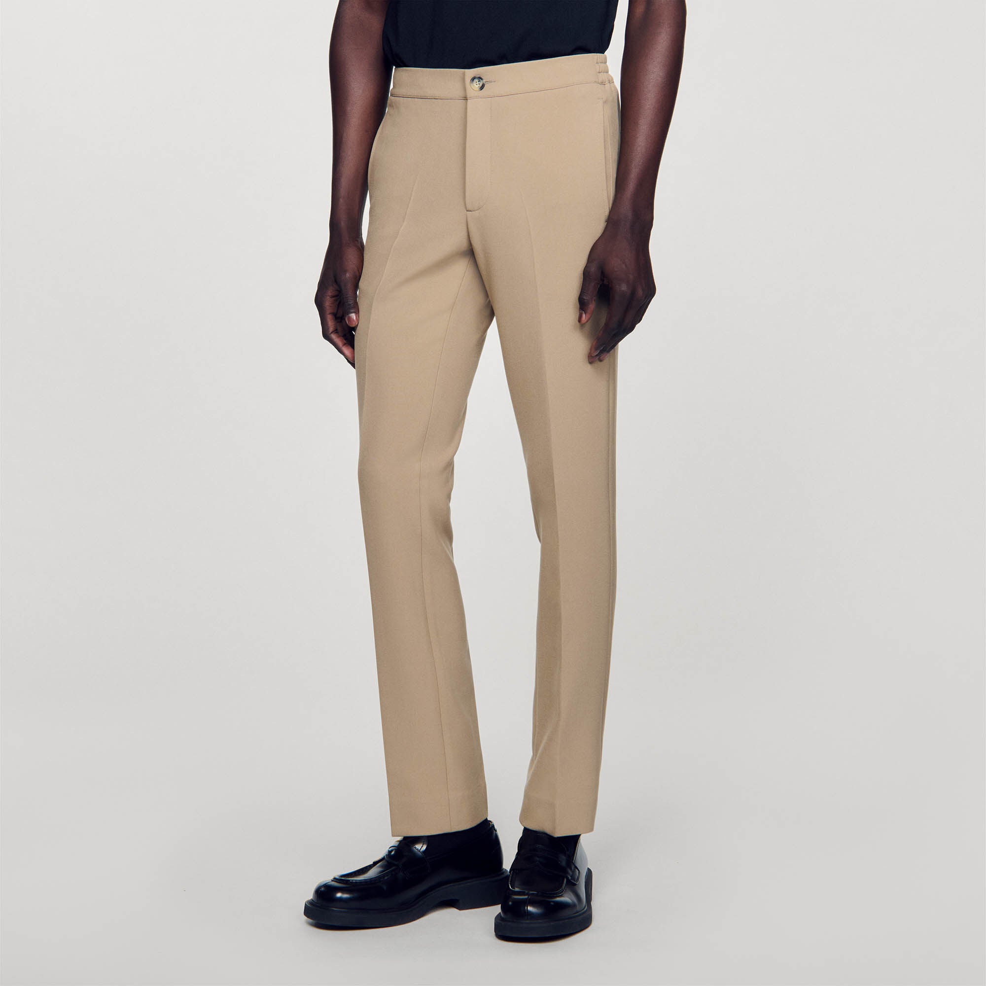 Jersey Trousers Beige