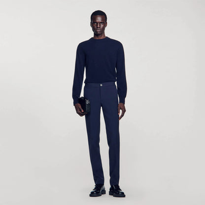 Jersey Trousers Navy Blue