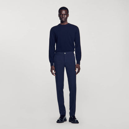 Jersey Trousers Navy Blue