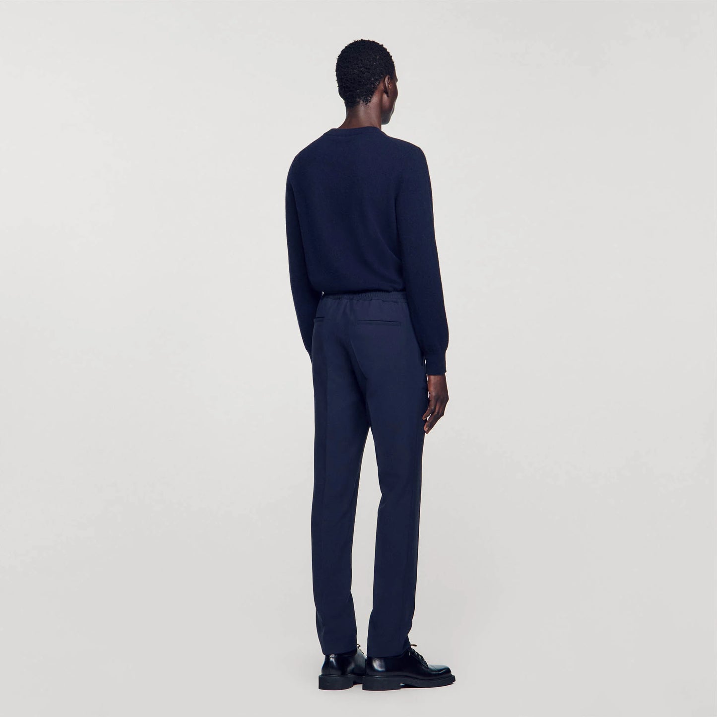 Jersey Trousers Navy Blue