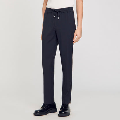 Fonte Elasticated Straight-Leg Pants