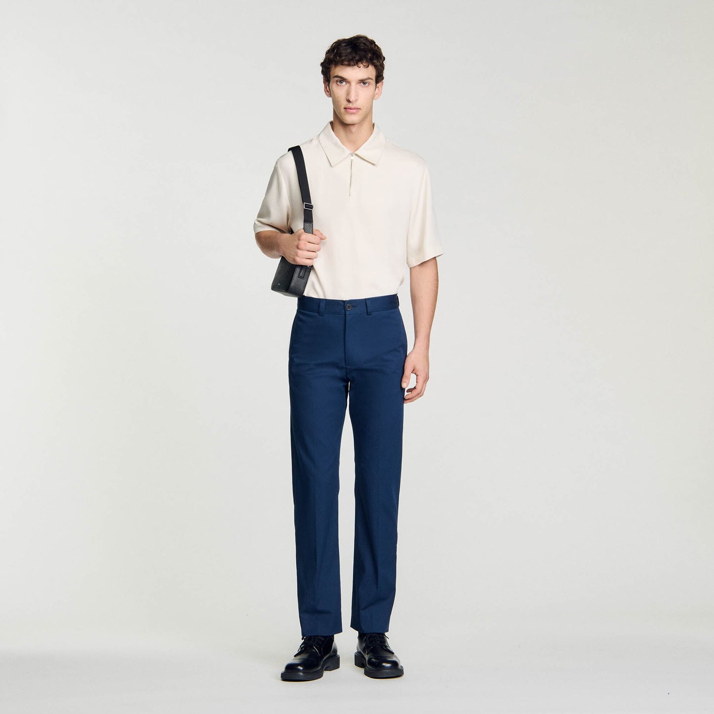 Straight-Leg Chinos Dark Navy