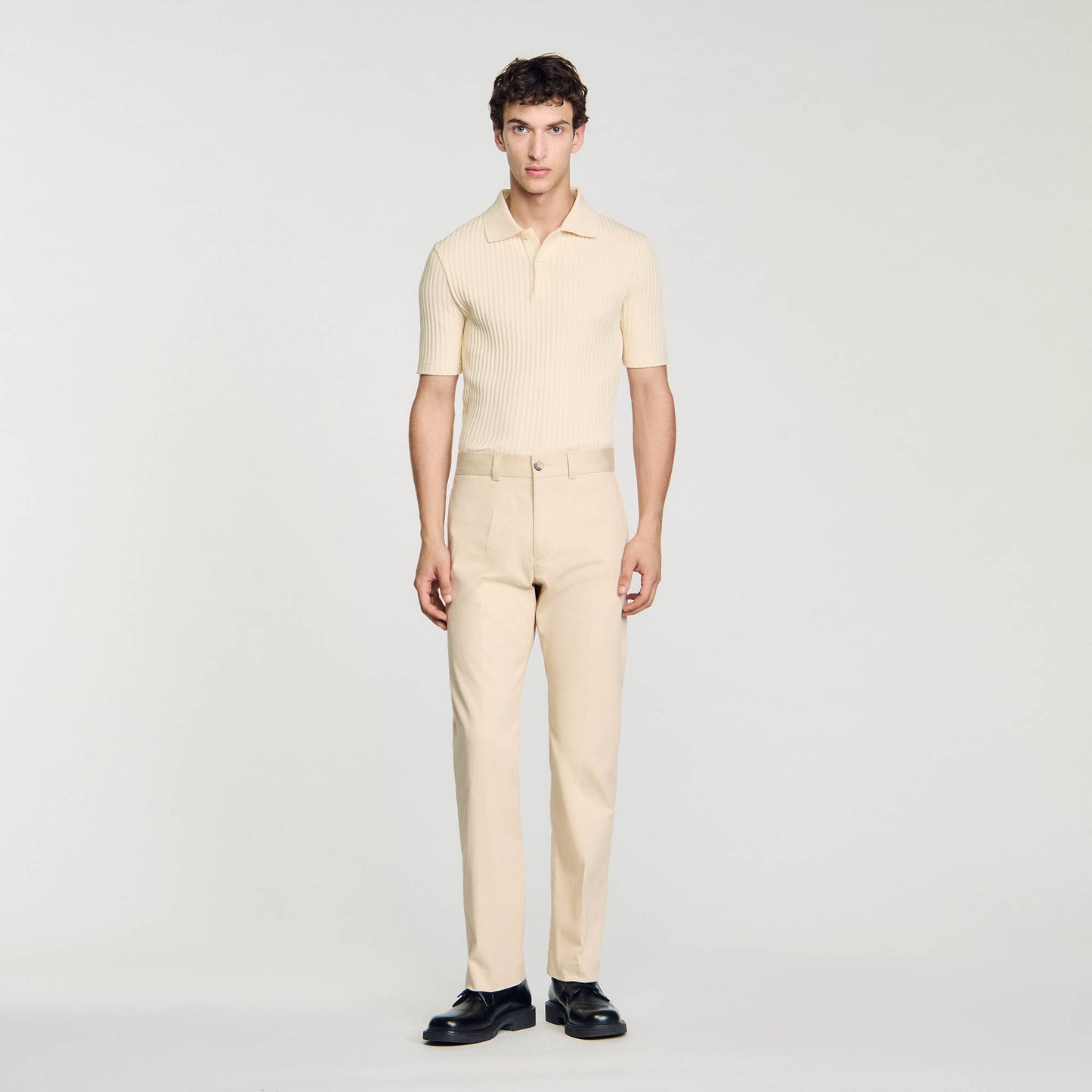 Straight-Leg Chinos Ficelle