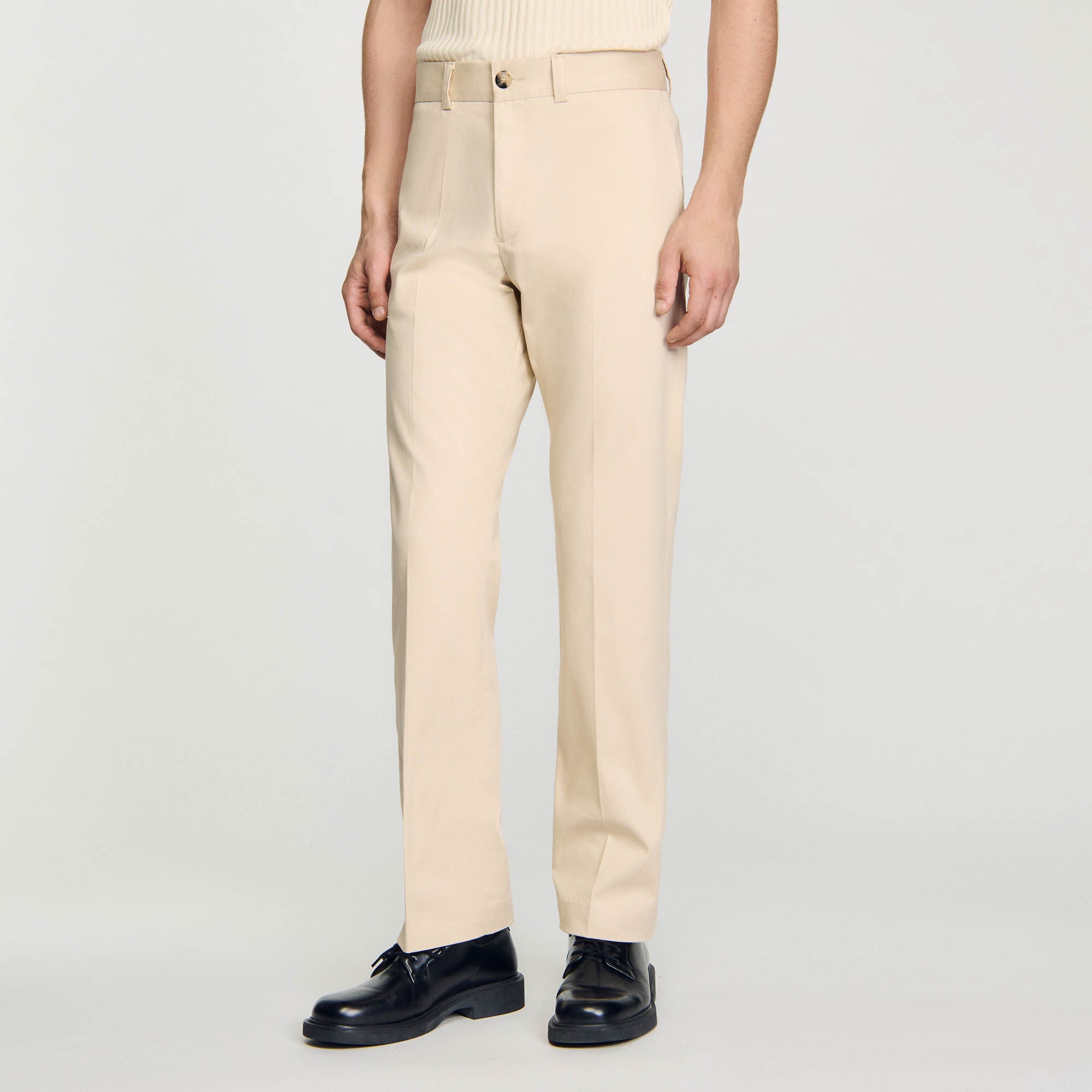 Straight-Leg Chinos Ficelle