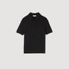 Knitted Polo Shirt Black