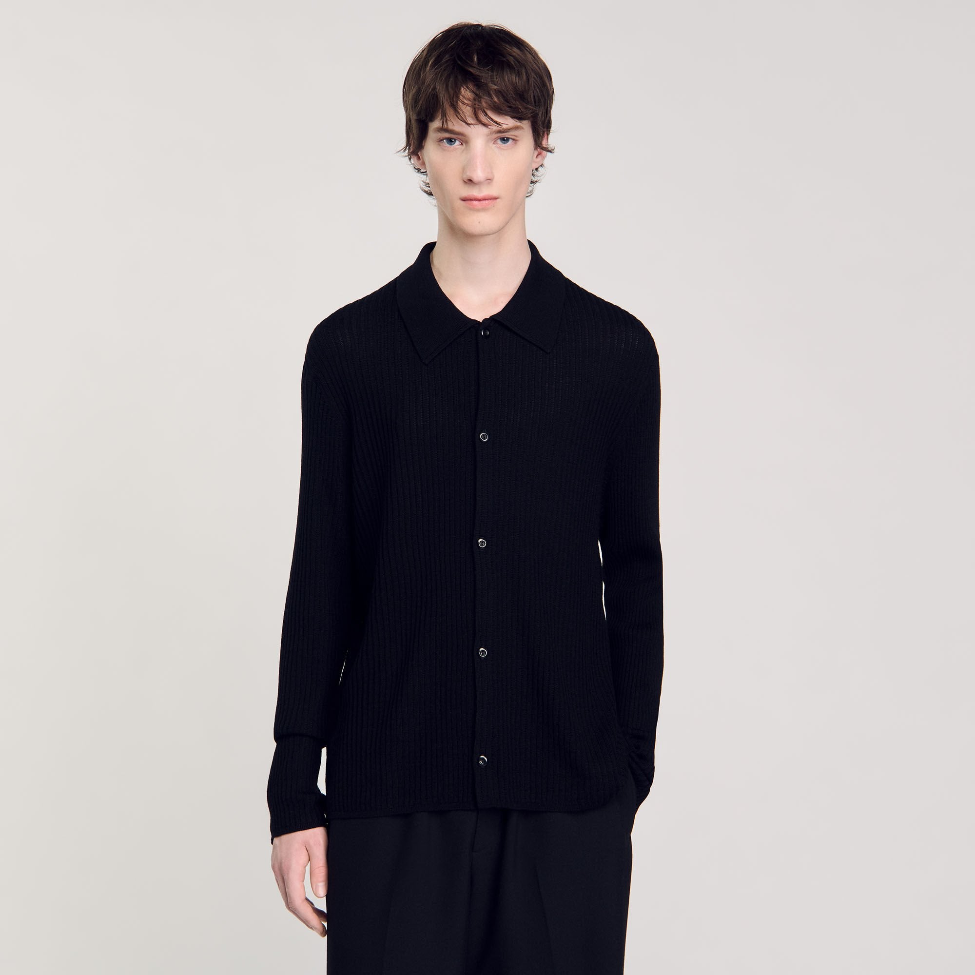 Knit Shirt Black