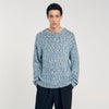 Marled Knit Jumper Sky Blue