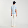 Cross Knit Polo Square Cross Polo Shirt Bluesky Bluesky