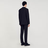 Virgin Wool Suit Jacket Black